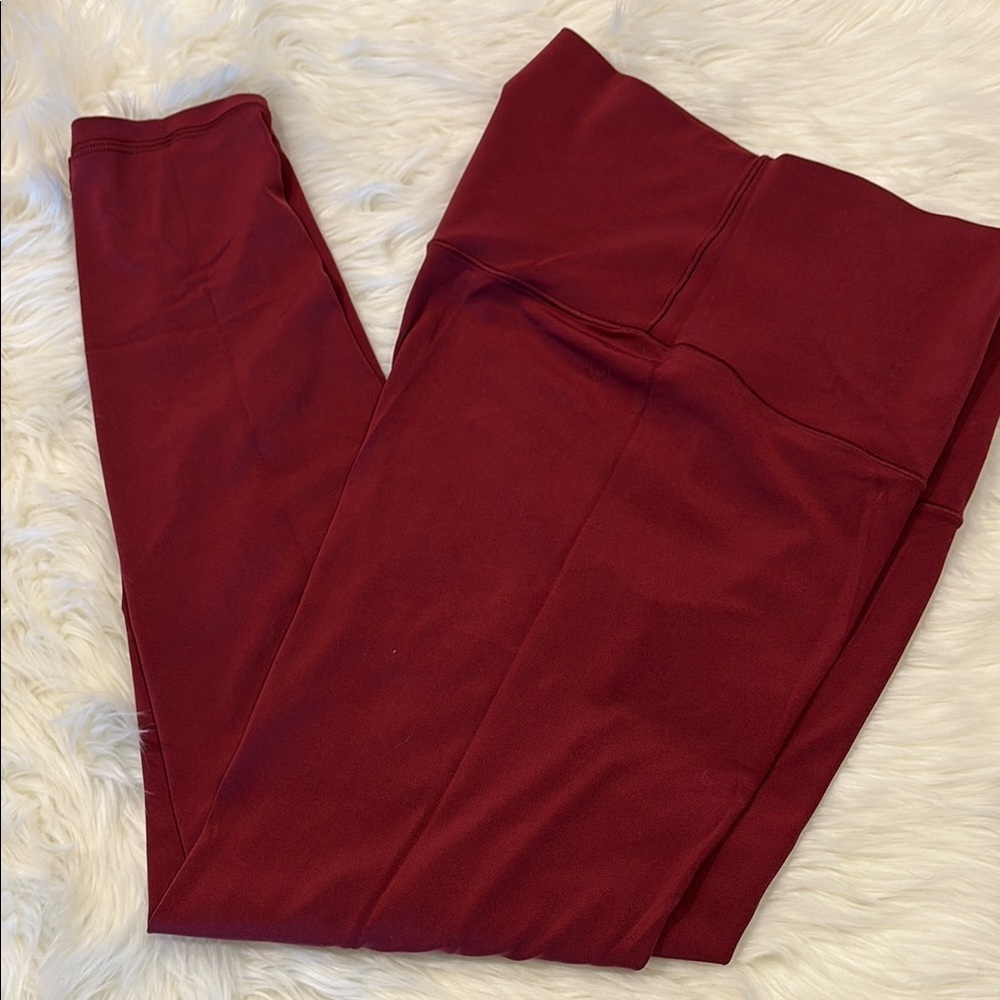 Women's Burgundy leggings